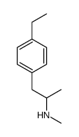 1-(4-ethylphenyl)-N-methylpropan-2-amine结构式