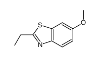 BENZOTHIAZOLE, 2-ETHYL-6-METHOXY-结构式