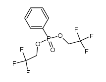 bis(2,2,2-trifluoroethyl) phenylphosphonate Structure