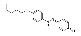 4-[(4-pentoxyphenyl)hydrazinylidene]cyclohexa-2,5-dien-1-one Structure