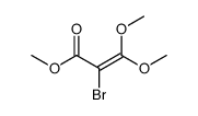 2-Brom-3,3-dimethoxy-acrylsaeure-methylester结构式