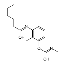 N-Methylcarbamic acid 3-[(2-methylhexanoyl)amino]phenyl ester Structure