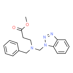 methyl 3-(((1H-benzo[d][1,2,3]triazol-1-yl)methyl)(benzyl)amino)propanoate图片