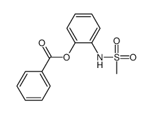 [2-(methanesulfonamido)phenyl] benzoate Structure