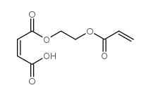 MALEIC ACID, MONO-2-ACRYLOXYETHYL ESTER Structure