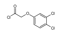 (3,4-dichlorophenoxy)acetyl chloride Structure