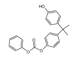 4-(2-(4-hydroxyphenyl)propan-2-yl)phenyl phenyl carbonate结构式