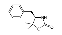 (R)-(+)-4-苯甲基-5,5-二甲基-2-噁唑烷酮结构式