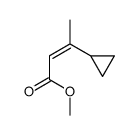 methyl 3-cyclopropylbut-2-enoate Structure