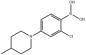 2-Chloro-4-(4-methylpiperidin-1-yl)phenylboronic acid picture