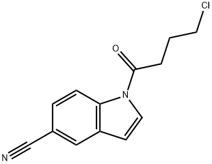 1-(4-Chlorobutanoyl)-1H-indole-5-carbonitrile Structure
