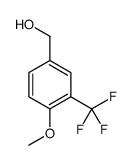 (4-METHOXY-3-(TRIFLUOROMETHYL)PHENYL)METHANOL structure