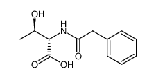 phenylacetyl-L-Thr-OH结构式