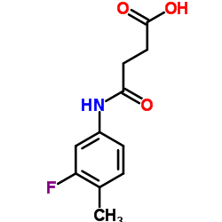 4-(3-FLUORO-4-METHYLANILINO)-4-OXOBUTANOIC ACID picture