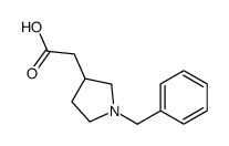 2-(1-Benzyl-3-pyrrolidinyl)acetic acid Structure