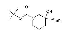 3-ethynyl-3-hydroxy-piperidine-1-carboxylic acid tert-butyl ester picture