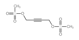 1,4-DIMETHANE SULFONOXY-2-BUTYNE Structure