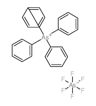 tetraphenylarsonium hexafluoroarsenate(1-)结构式