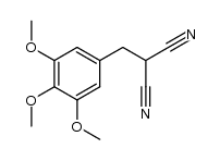 2-cyano-(3,4,5-trimethoxy)hydrocinnamonirile结构式