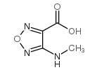 1,2,5-Oxadiazole-3-carboxylicacid,4-(methylamino)- Structure