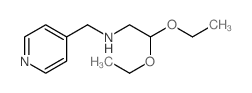 4-Pyridinemethanamine,N-(2,2-diethoxyethyl)- structure