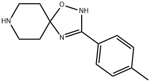 3-(4-methylphenyl)-1-oxa-2,4,8-triazaspiro[4.5]dec-3-ene结构式