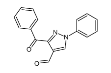 3-benzoyl-1-phenylpyrazole-4-carbaldehyde Structure