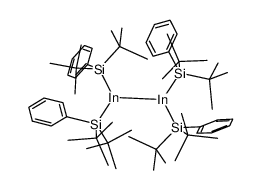 tetrakis(di-tert-butylphenylsilyl)diindane结构式