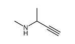 3-METHYLAMINO-1-BUTYNE Structure