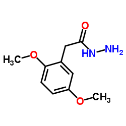 2-(2,5-Dimethoxyphenyl)acetohydrazide结构式