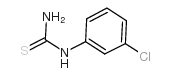 1-(3-CHLOROPHENYL)-2-THIOUREA Structure