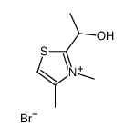 1-(3,4-dimethyl-1,3-thiazol-3-ium-2-yl)ethanol,bromide结构式