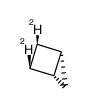 endo-cis-[2,3-(2)H2]bicyclo[2.1.0]pentane结构式