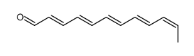 dodeca-2,4,6,8,10-pentaenal Structure