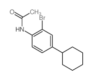 N-(2-bromo-4-cyclohexyl-phenyl)acetamide picture