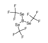 tris(trifluoromethylseleno)borane Structure