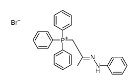 triphenyl-[2-(phenylhydrazinylidene)propyl]phosphanium,bromide结构式