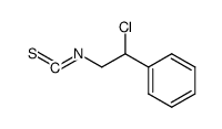 (1-chloro-2-isothiocyanato-ethyl)-benzene Structure