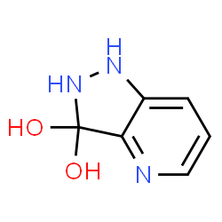 3H-Pyrazolo[4,3-b]pyridine-3,3-diol,1,2-dihydro-结构式