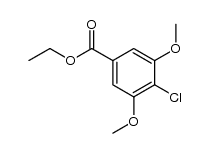 ethyl 4-chloro-3,5-dimethoxybenzoate结构式