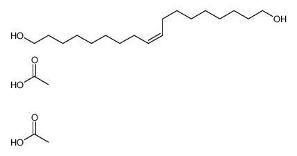 acetic acid,octadec-9-ene-1,18-diol Structure