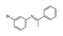 N-(3-bromophenyl)-1-phenylethanimine结构式