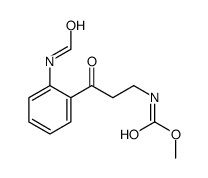 methyl N-[3-(2-formamidophenyl)-3-oxopropyl]carbamate Structure