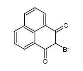 2-Brom-2,3-dihydro-1,3-dioxophenalen Structure