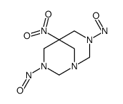 5-nitro-3,7-dinitroso-1,3,7-triazabicyclo[3.3.1]nonane结构式