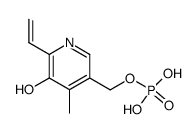 Phosphoric acid mono-(5-hydroxy-4-methyl-6-vinyl-pyridin-3-ylmethyl) ester Structure