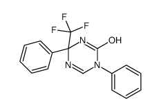 3,6-diphenyl-6-(trifluoromethyl)-1H-1,3,5-triazin-2-one结构式