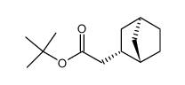 (1S,2S,4S)-Bicyclo[2.2.1]hept-2-yl-acetic acid tert-butyl ester Structure