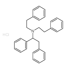 N,N-diphenethyl-1,2-diphenyl-ethanamine结构式