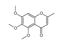 2-methyl-5,6,7-trimethoxychromone结构式